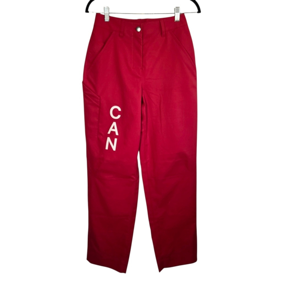 Lululemon Carpenter HR Pant TCA Water Repellent Barrel Leg Pants Red Size 26 - Picture 4 of 14